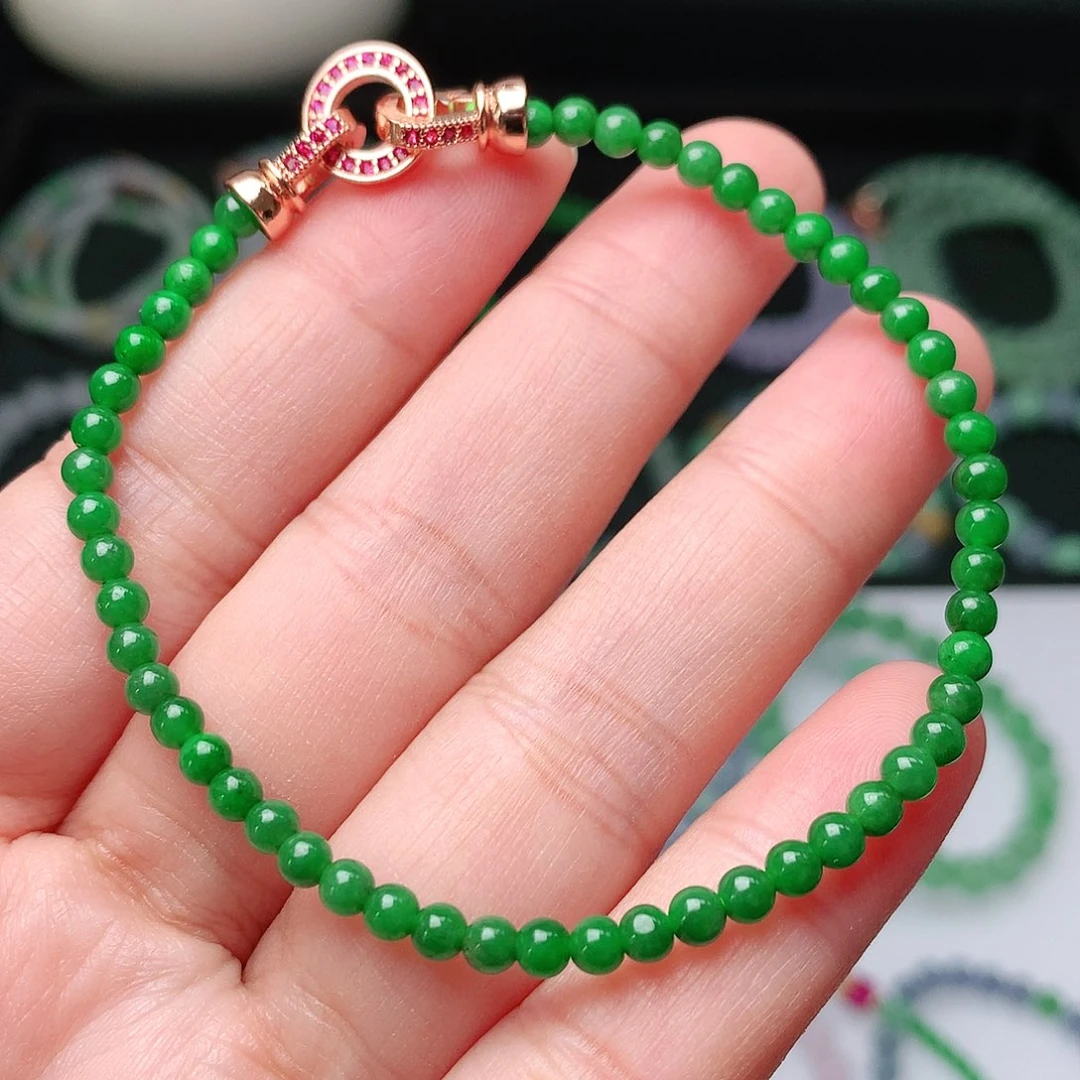 翡翠手链未镶嵌翡翠