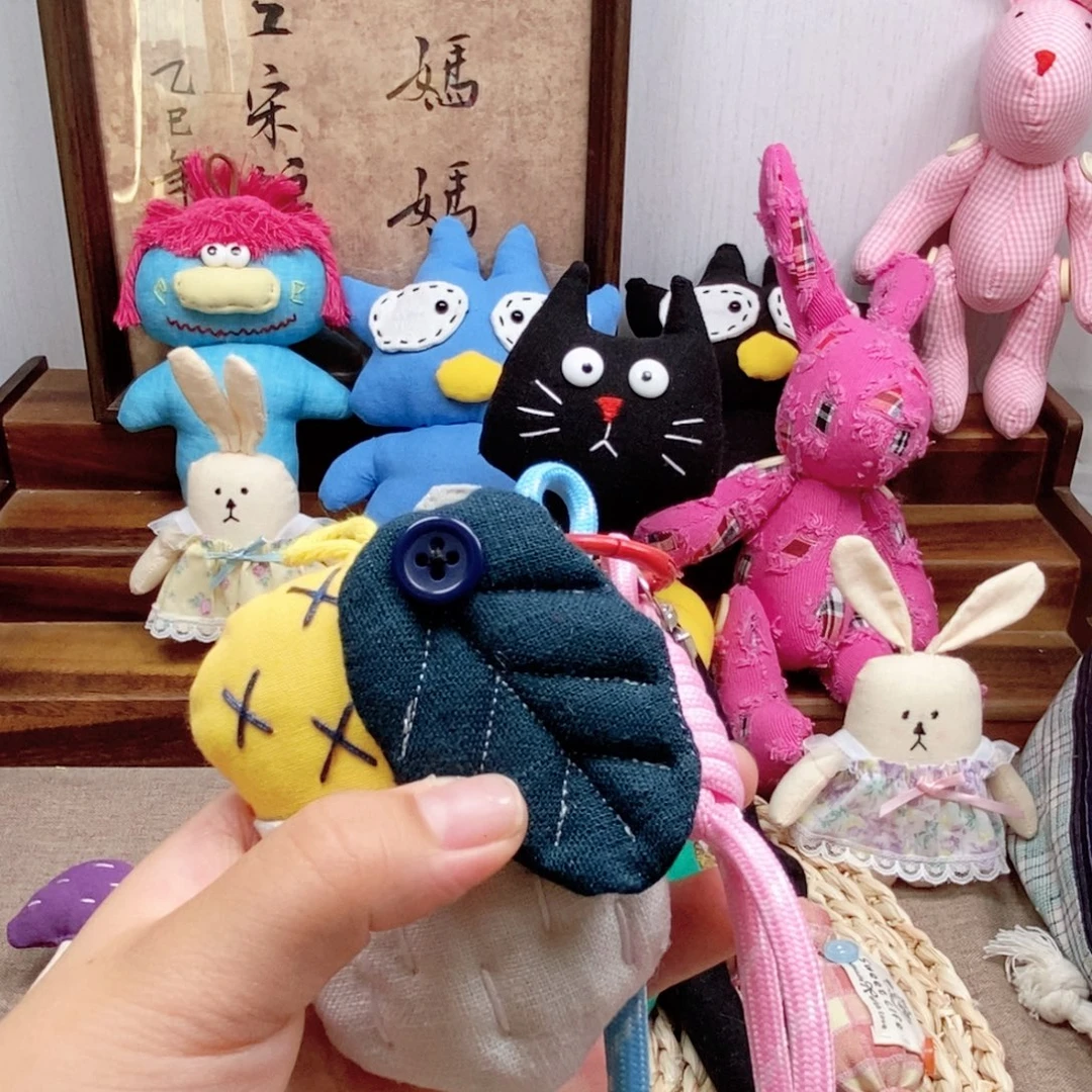 手作挂件板栗坚果