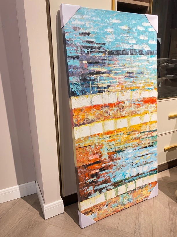 [再购家具]精品轻奢 油画 122/60cm 新疆包邮