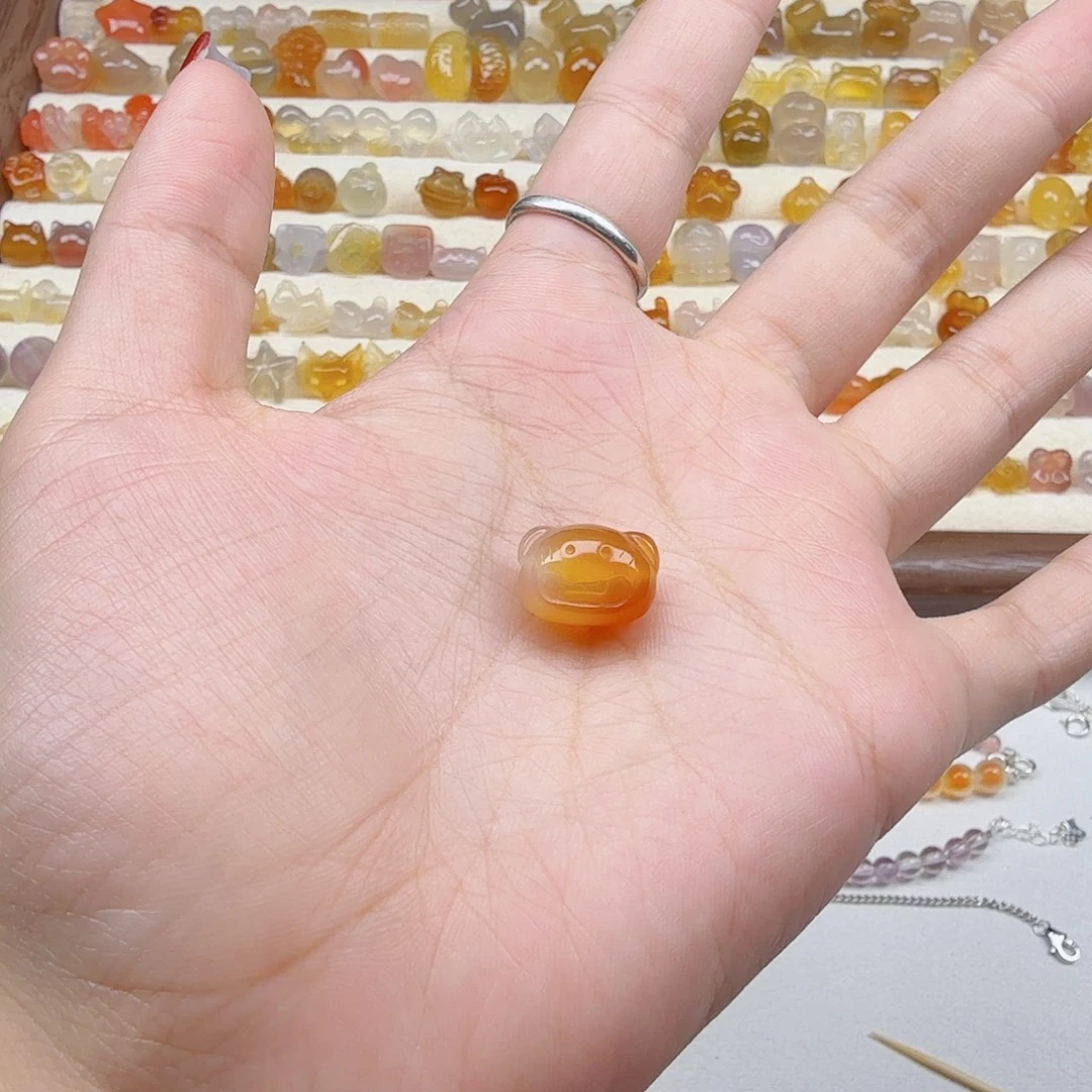 玛瑙/玉髓合金颈饰