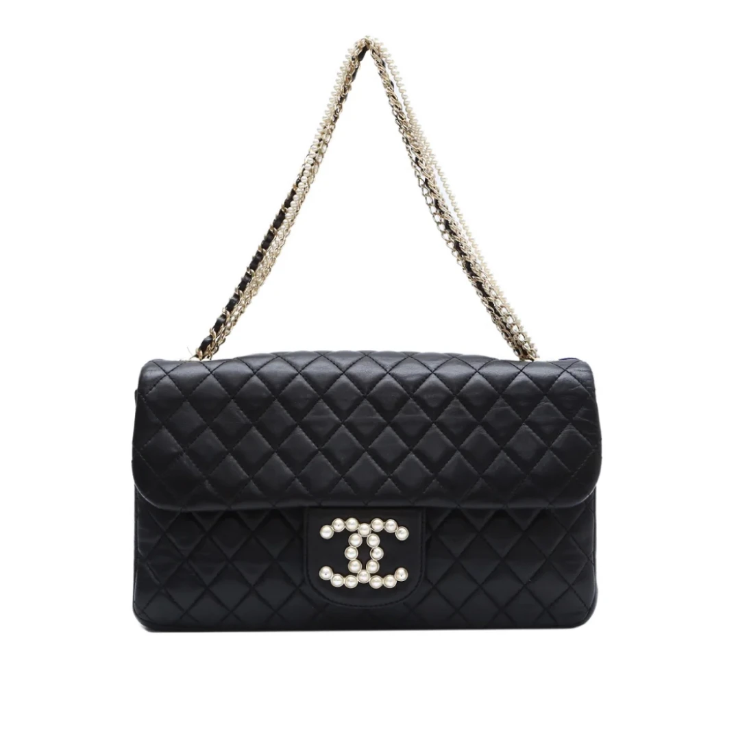 99新 Chanel/香奈儿 香奈儿 威斯敏斯特珍珠链条单肩（11513738）