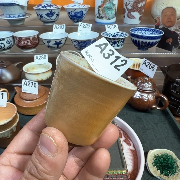 摆件312 景德镇手工柴烧茶器