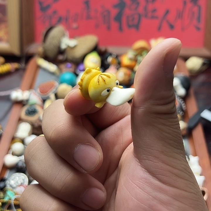 非金属根付可达鸭