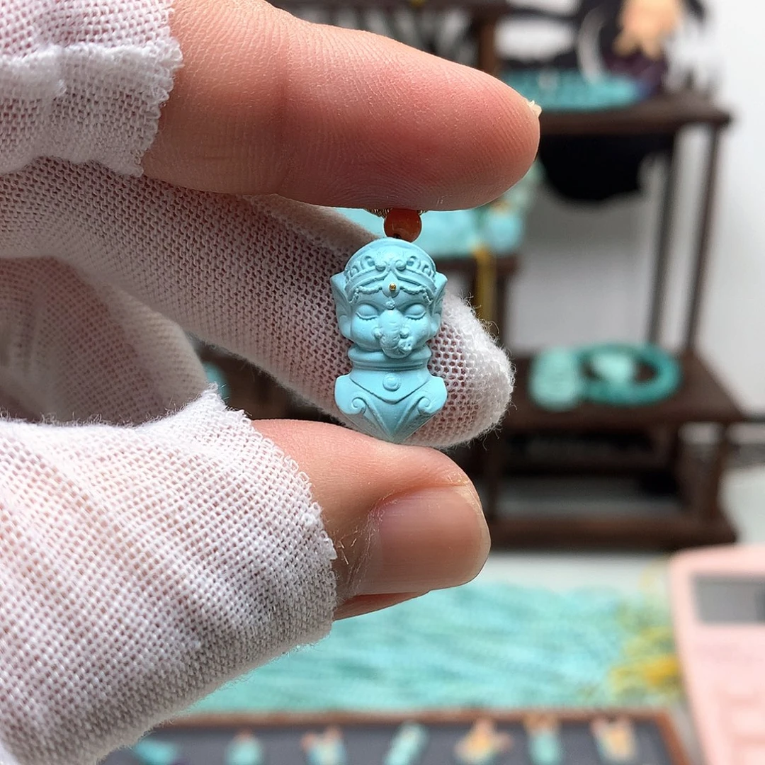 未镶嵌绿松石挂件