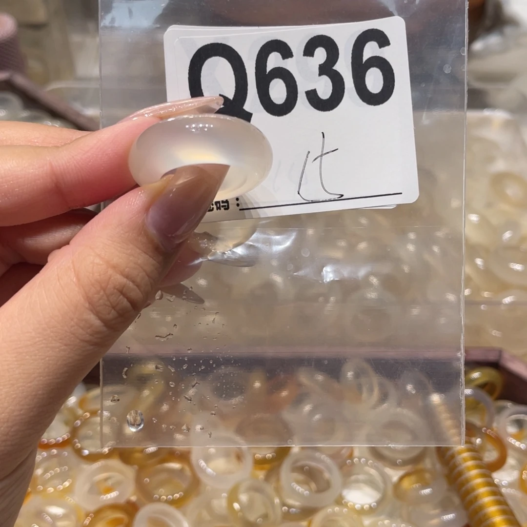 玛瑙/玉髓未镶嵌戒指636