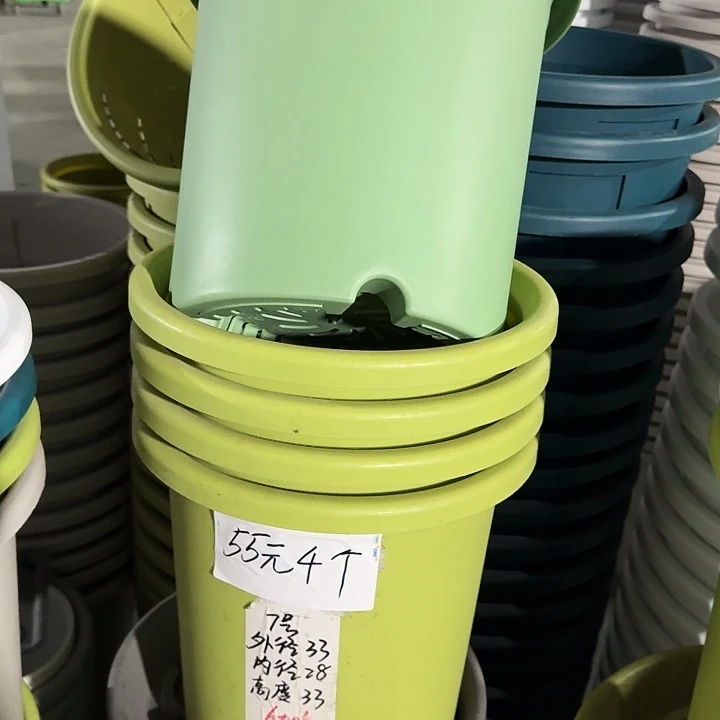 微瑕7#口径33高33浅绿6个无托