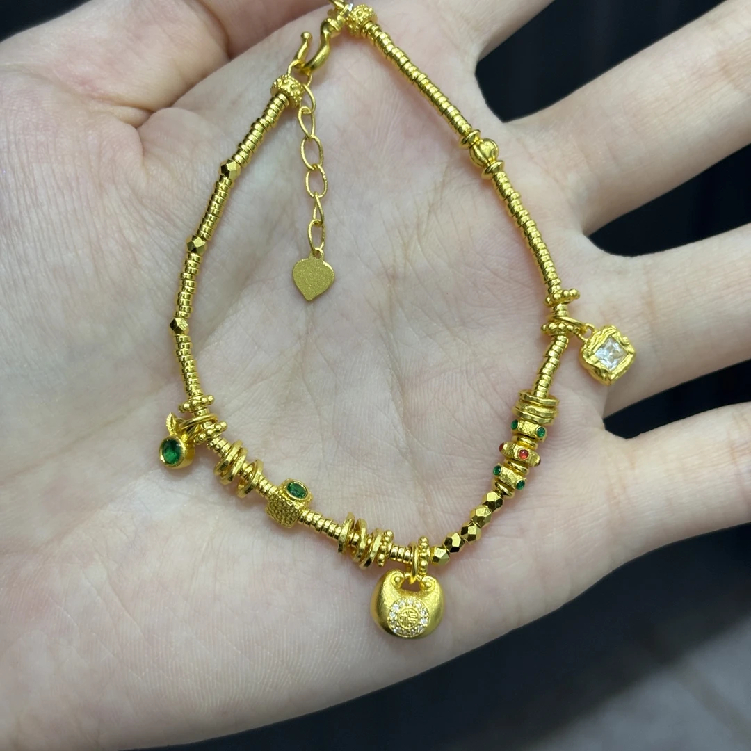 00福利-胖福方糖盘缠手绳足金999