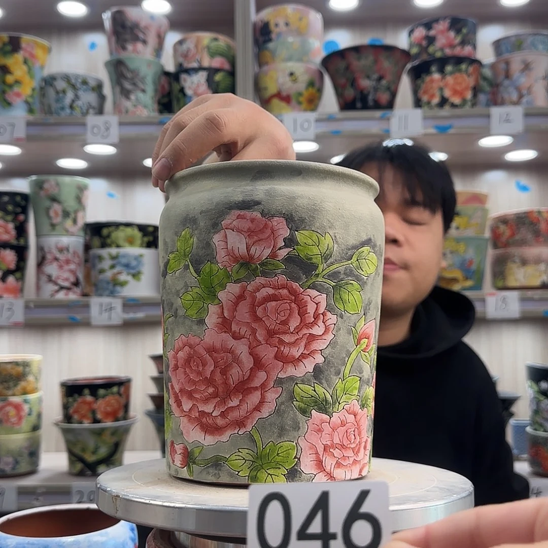 紫砂花盆瑕疵瑕疵046