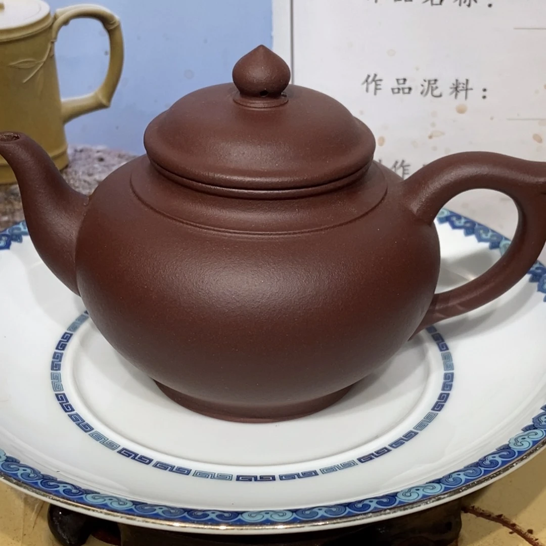 ༺***༻茶壶紫砂五号井底槽清容量