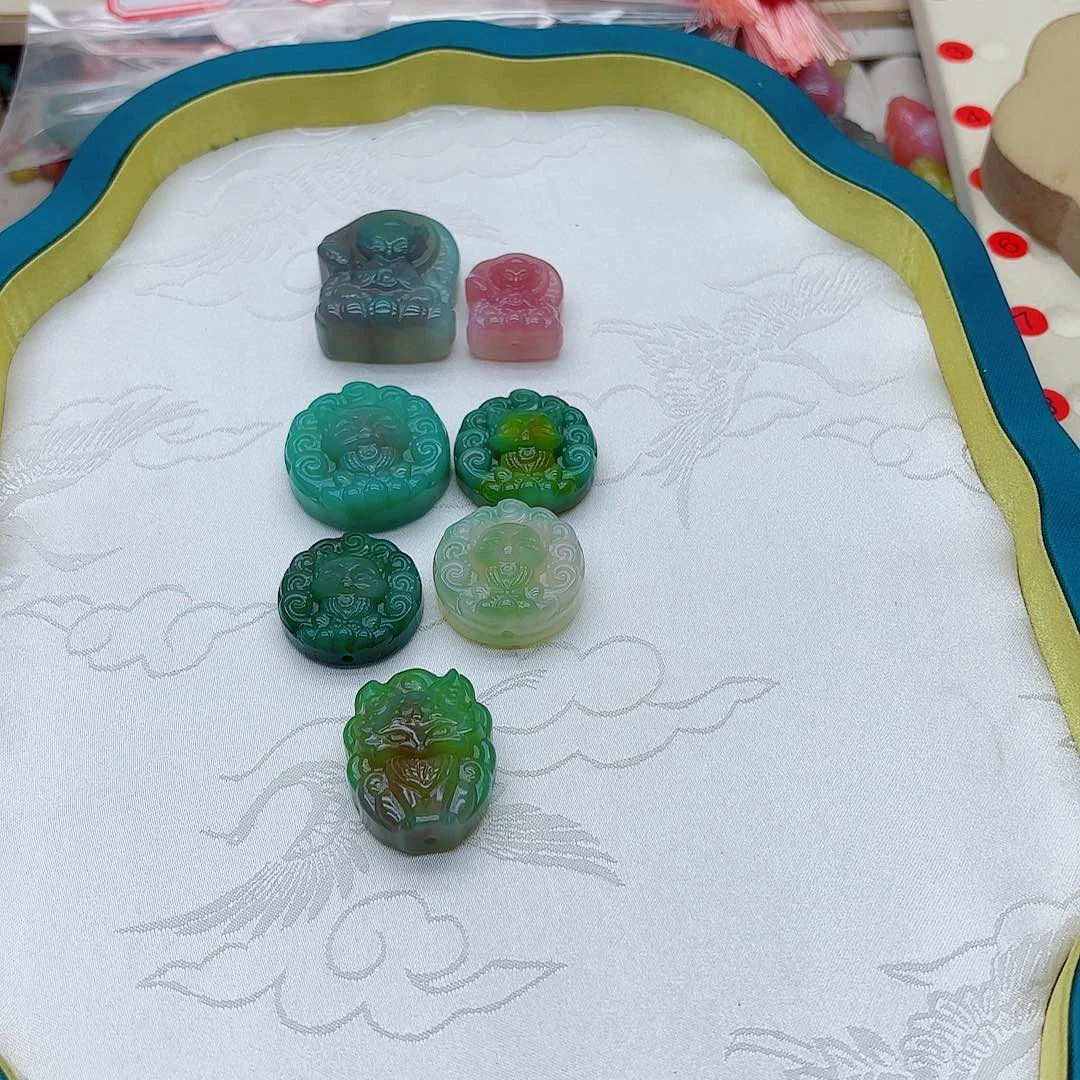 玛瑙/玉髓手链未镶嵌开***人盐源6