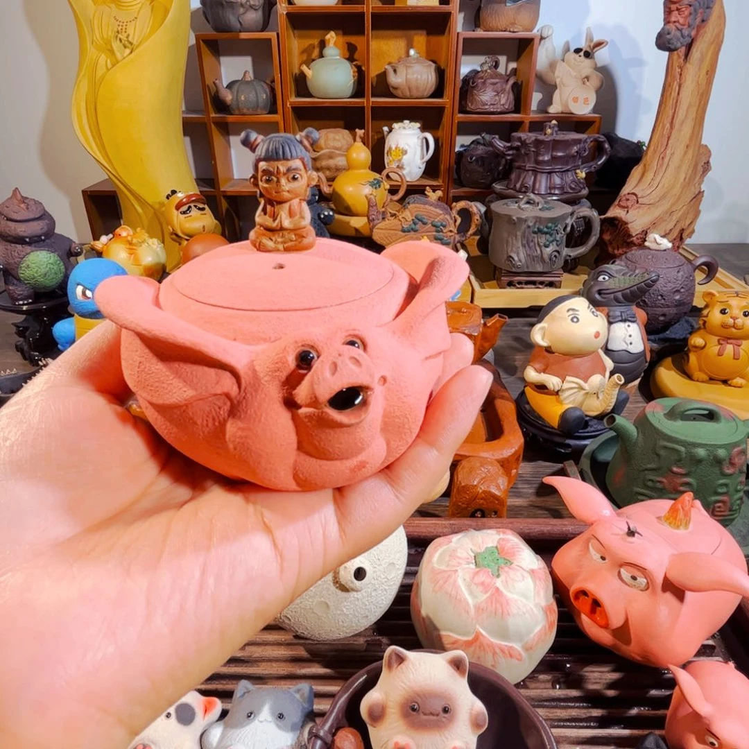 茶壶紫砂纯手工制作过程就是