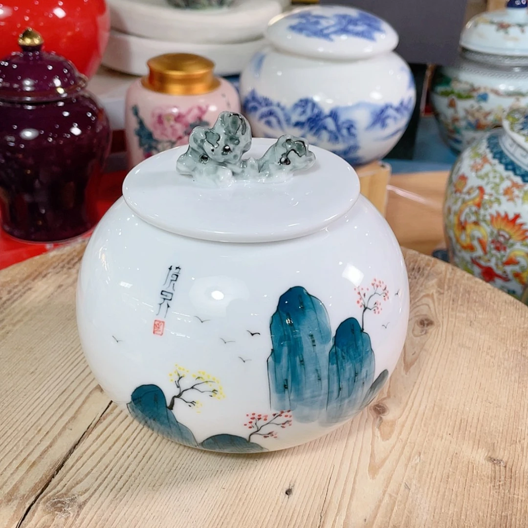 【闪购商品】罐陶瓷茶叶罐密封罐