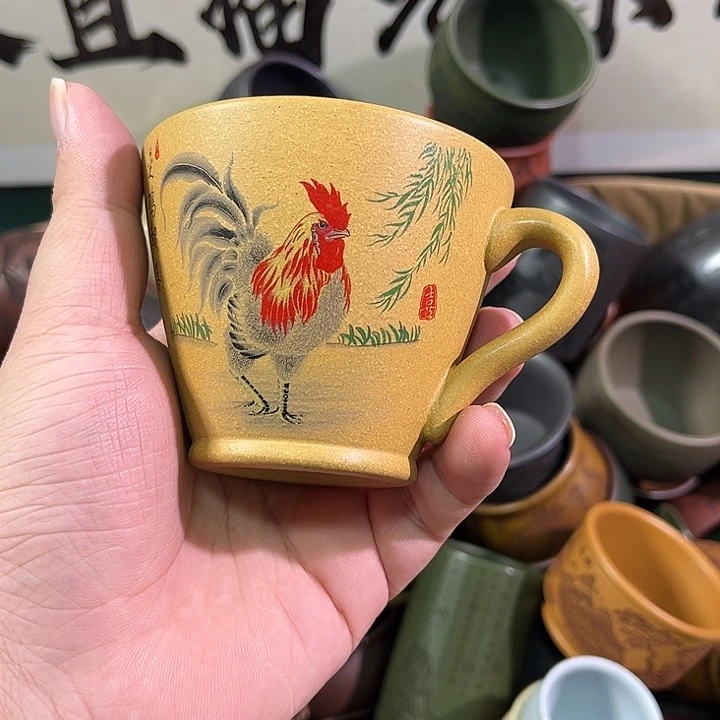 茶杯紫砂全手工紫砂主人杯