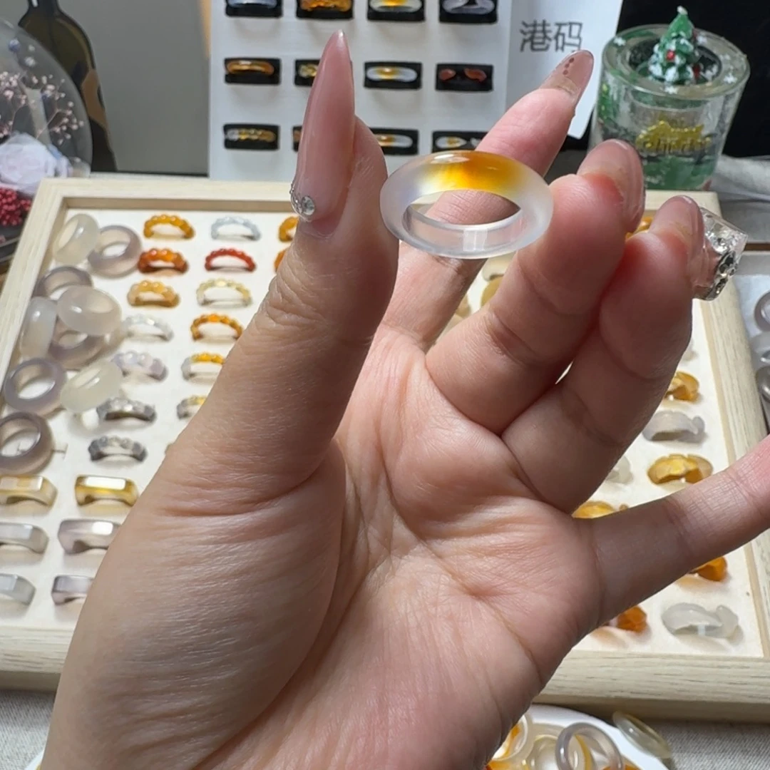 未镶嵌戒指玛瑙/玉髓796港10