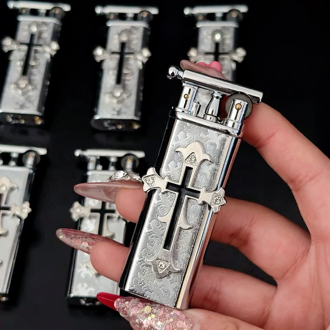 【简界】“救赎”原创复古高颜值轻奢砂轮打火机送男友女友礼物礼品潮