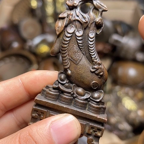 铜制工艺把玩摆件