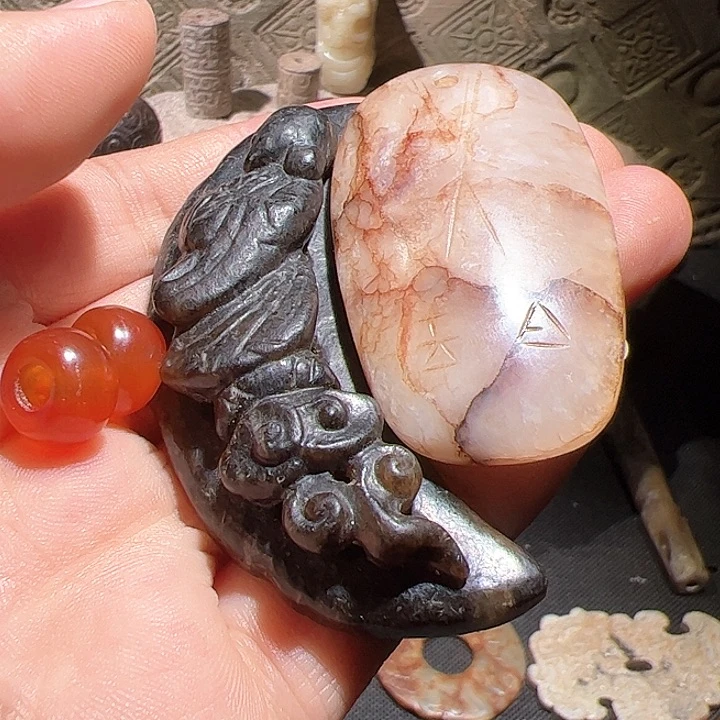 和田玉（糖玉）未镶嵌颈饰用****6