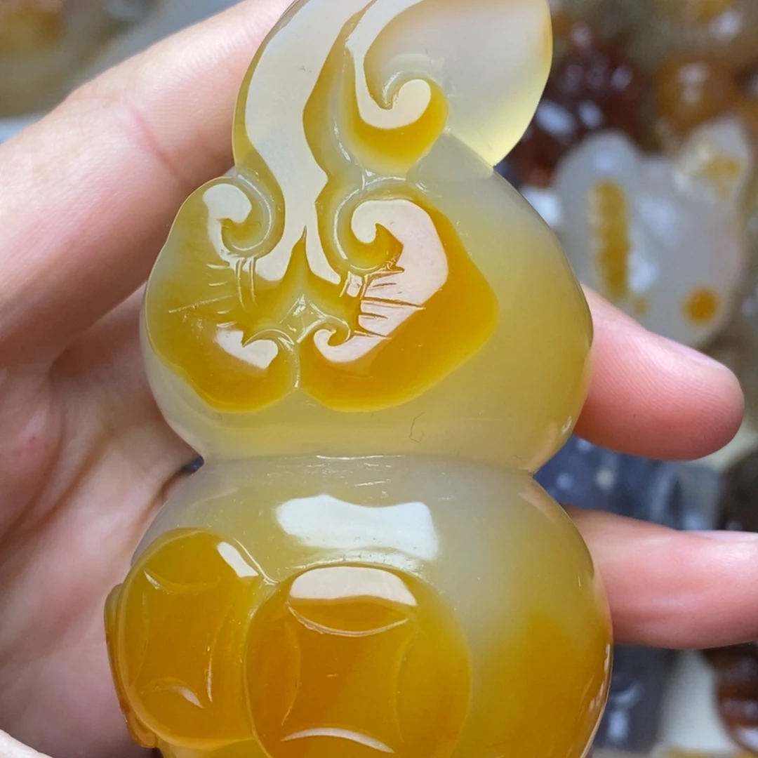 玛瑙/玉髓未镶嵌把件