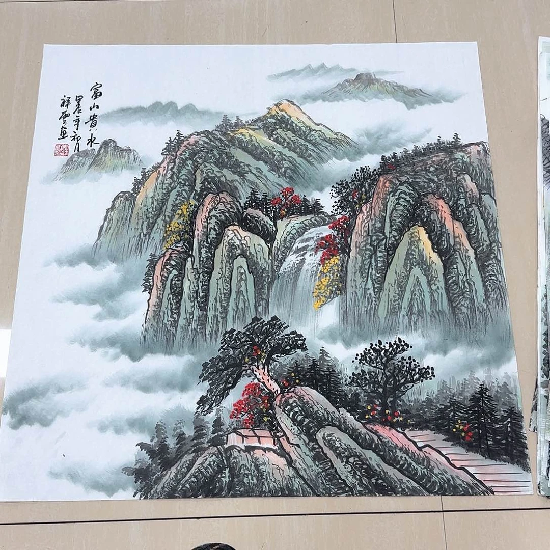 国画国画作品集一个