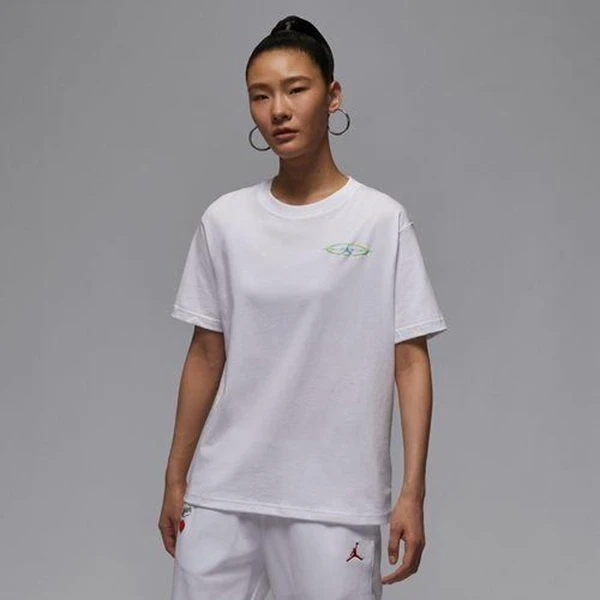 NIKE/耐克官方 AJ 女子夏新款简约运动休闲短袖 HV0195-100
