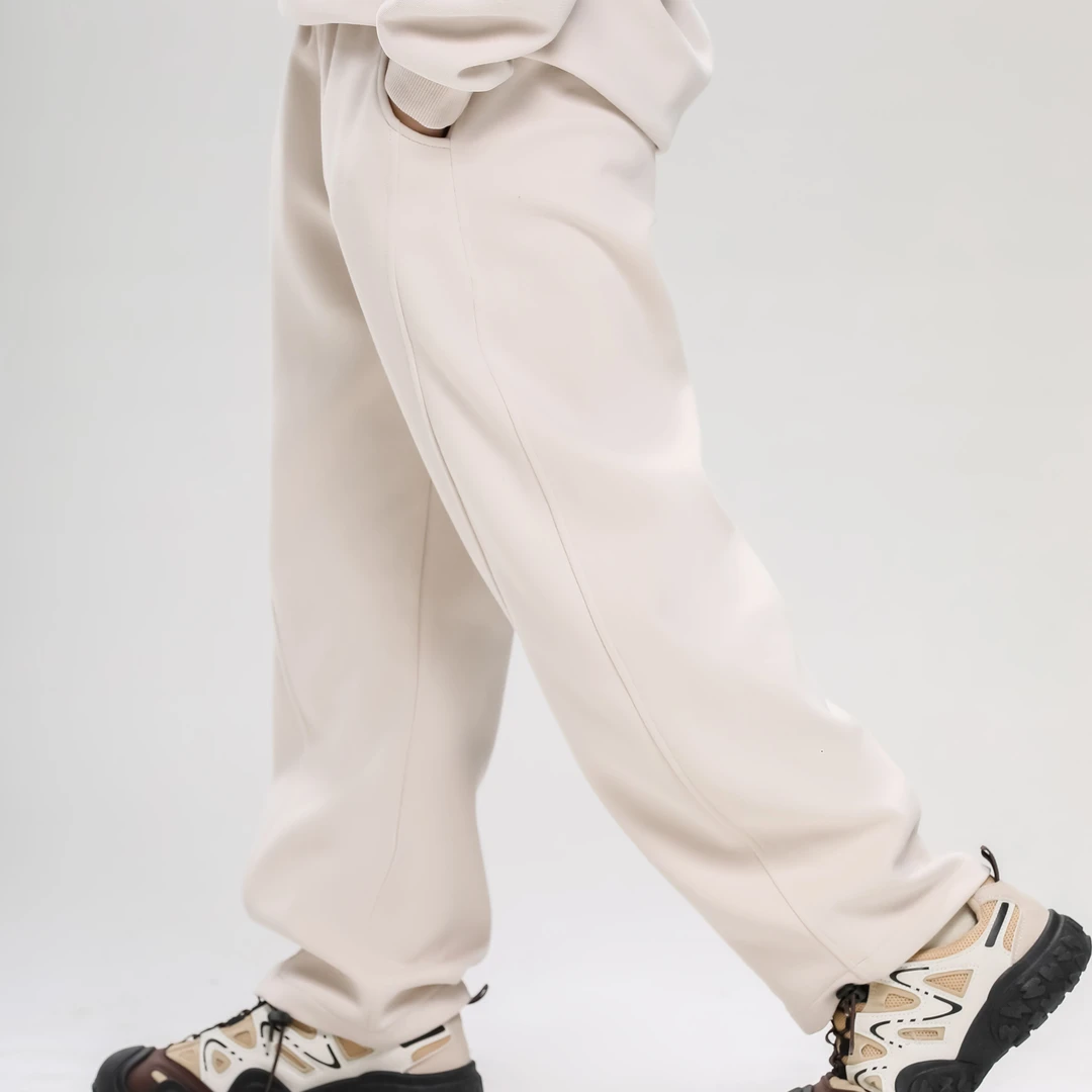 儿童拼接弯刀裤2025新款春秋中大童裤子百搭休闲裤