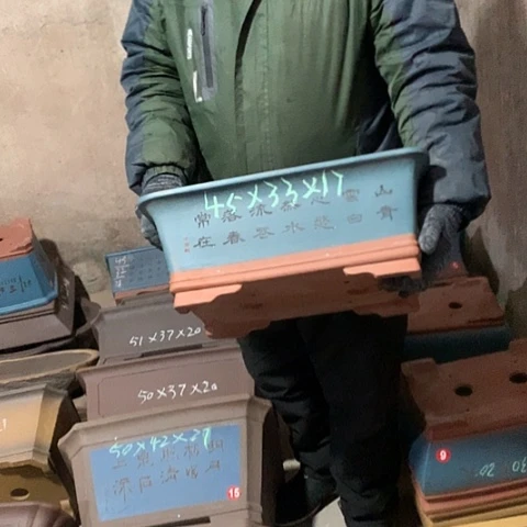 紫砂花盆手工制作