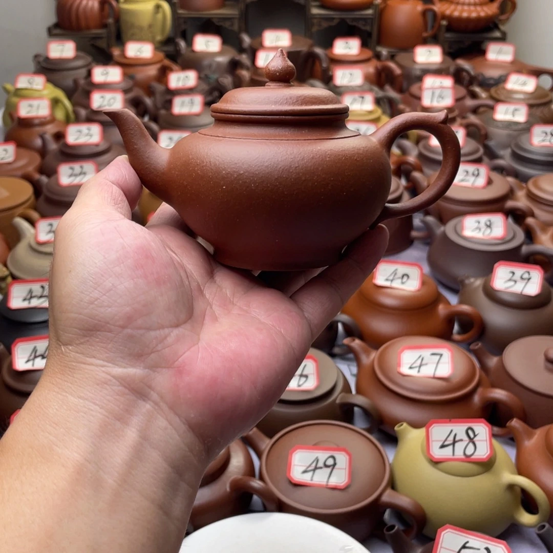 茶壶紫砂宜兴紫砂半手工
