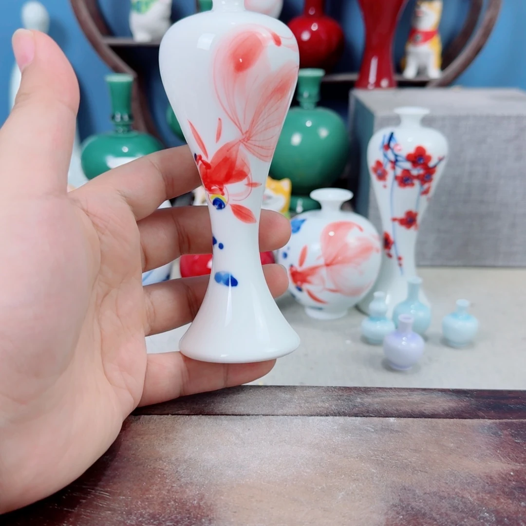 陶瓷手工小花器摆件