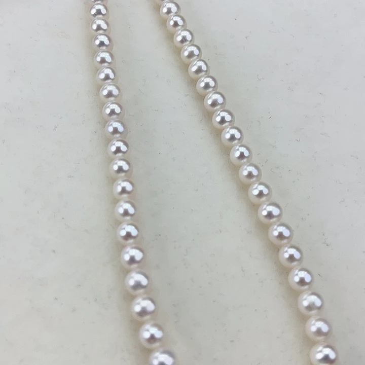 淡水珍珠颈饰未镶嵌卡5.6极光炫彩