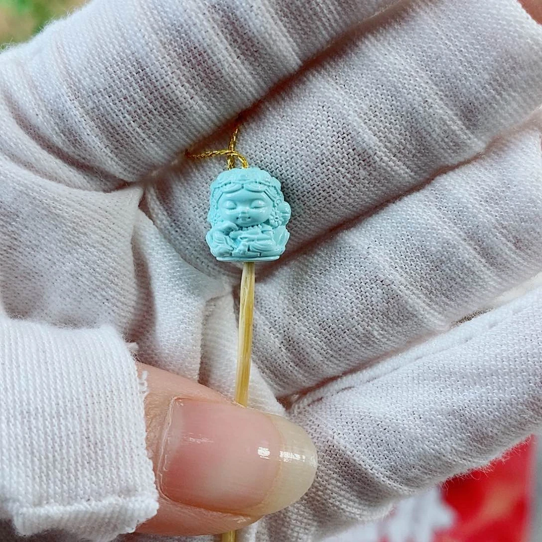 未镶嵌绿松石珠宝奇石