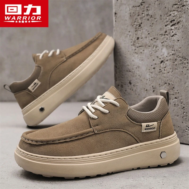 回力男鞋2025冬季新款英伦风工装板鞋男款运动休闲鞋男士大头皮鞋