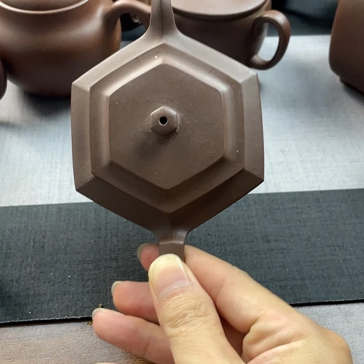 紫砂茶壶宜兴原矿紫砂作品