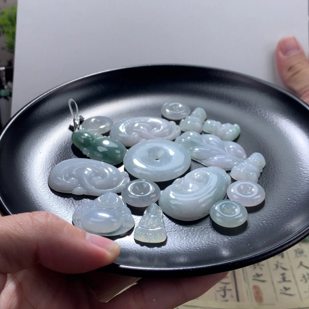 翡翠未镶嵌颈饰一口价福利（单件）
