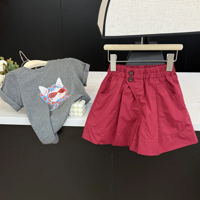 【现货】leomama童装儿童薄款休闲短裤25夏季纯棉薄款女童洋气裤子