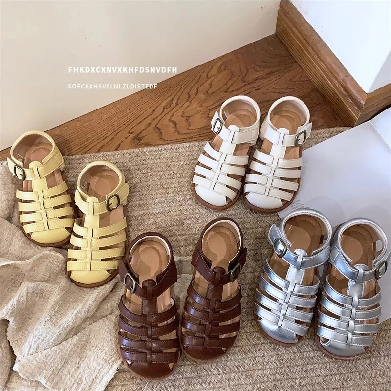 儿童凉鞋夏季包头女童罗马鞋男童沙滩鞋软底宝宝童鞋666-207