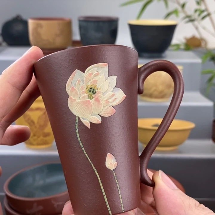 宜兴紫砂手工主人杯