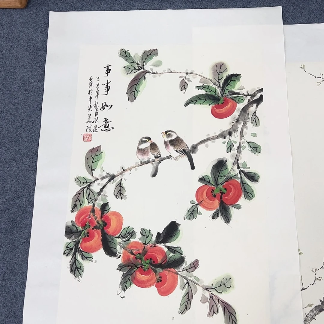 国画国画作品宣纸纯手绘