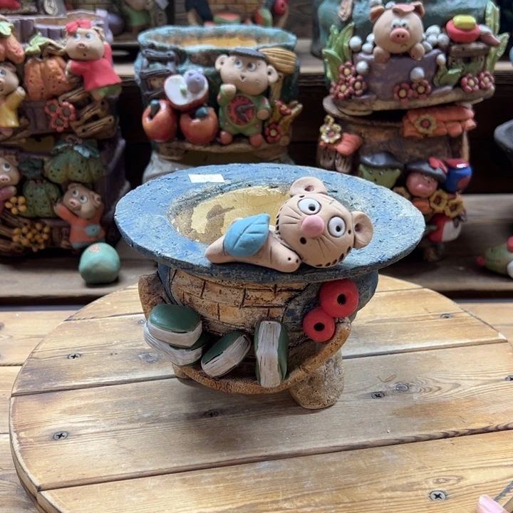 嘻哈多肉花盆百搭