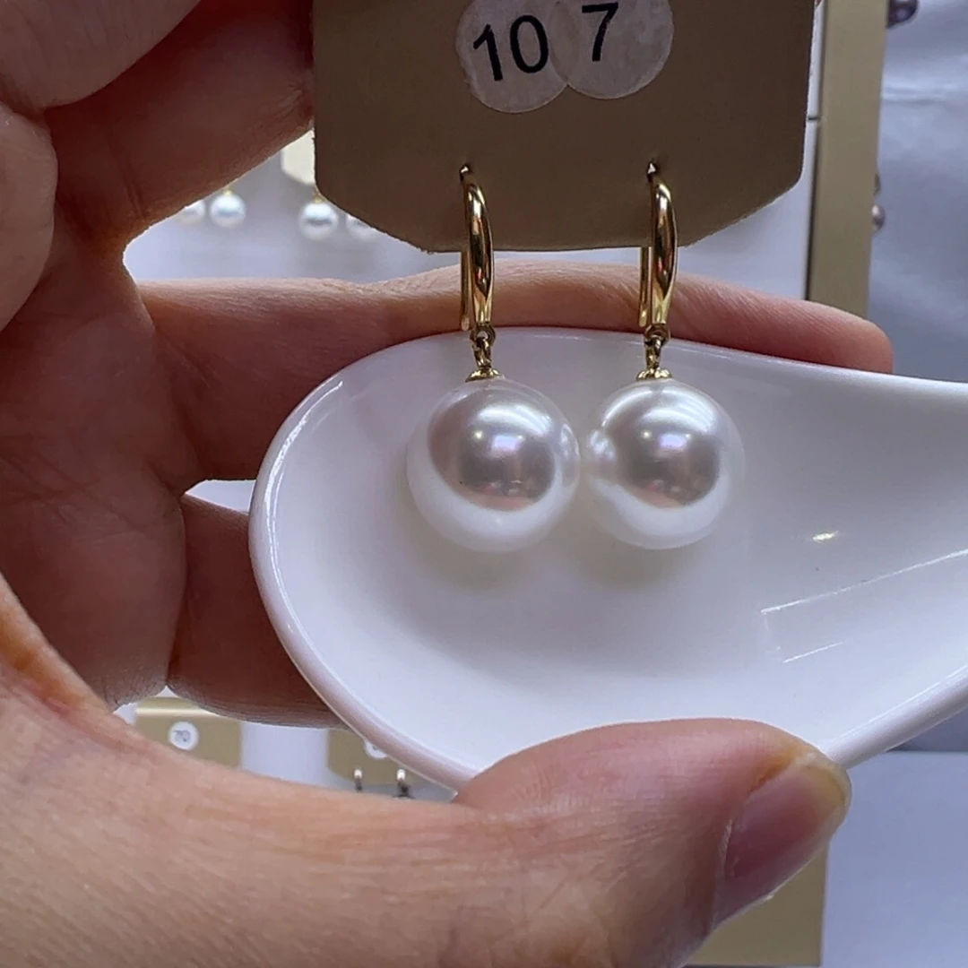 耳饰淡水珍珠银S925镶嵌