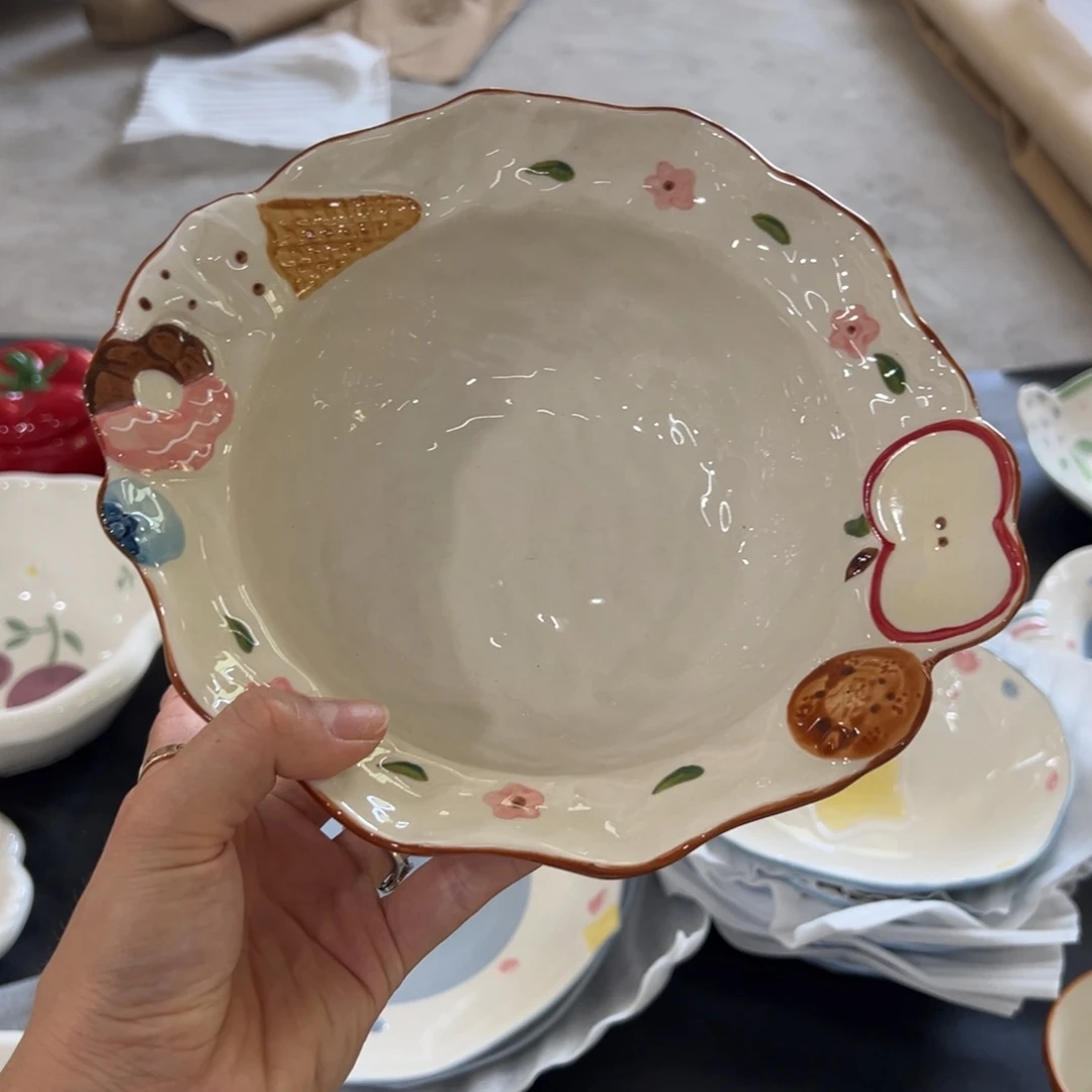 摆件高温陶瓷釉下彩正品！8.5