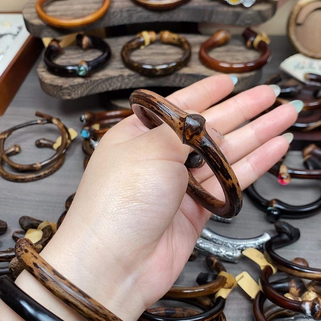 藤艺吊坠大眼睛豹纹