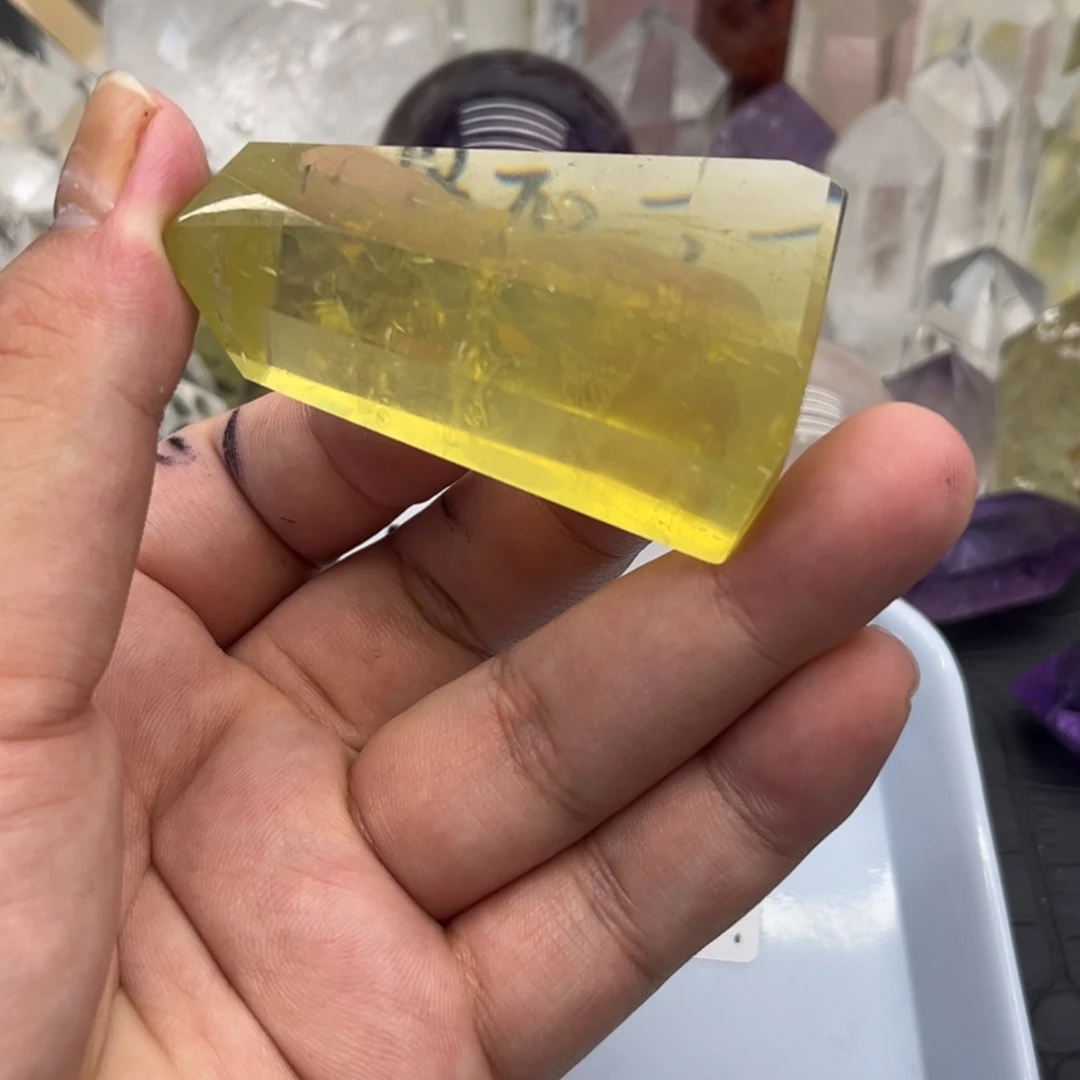 未镶嵌珠宝半成品水晶45 黄水晶随行