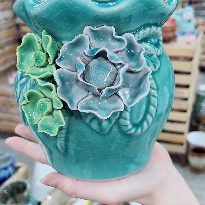 有孔，凑10元包邮陶瓷花盆发货！