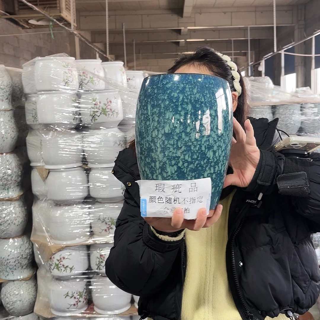 瑕疵一个高27/17红陶