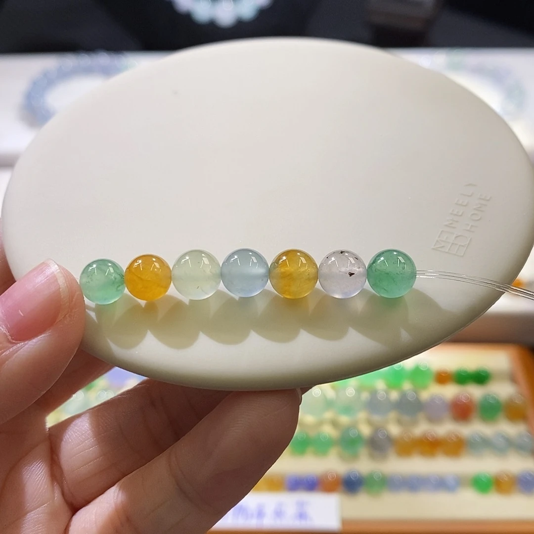 翡翠摆件未镶嵌一组