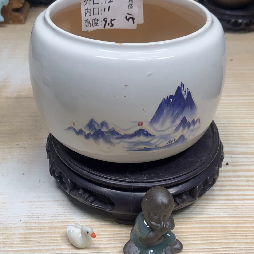 瓷片陶瓷花盆陶瓷艺术
