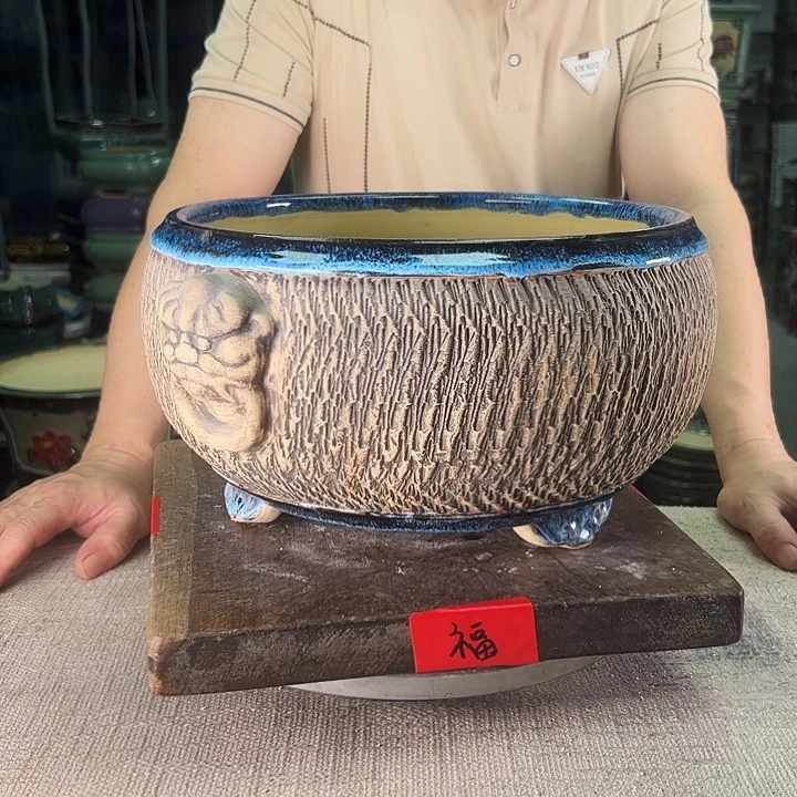 泳坤堂石湾盆原***天陶瓷