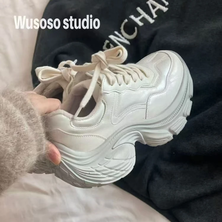 2025新款时尚厚底休闲老爹鞋女百搭运动鞋EA172