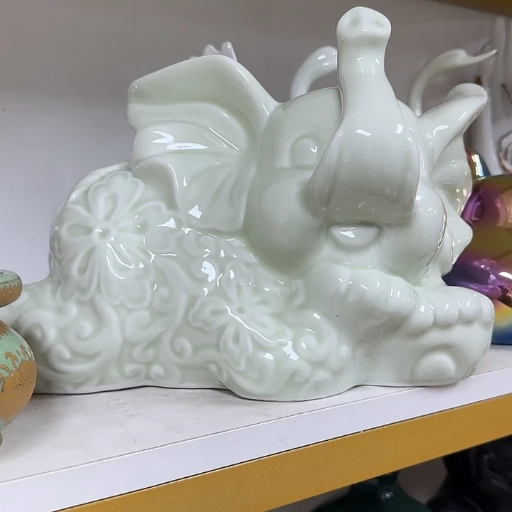 摆件微瑕陶瓷介意勿拍