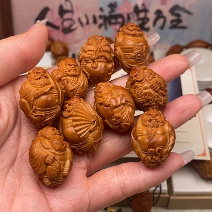 柔***哥橄榄核手串/手链橄榄雕刻